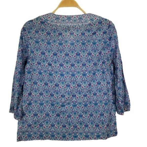 Talbots Lightweight Floral Paisley Printed Tunic - Picture 4 of 5